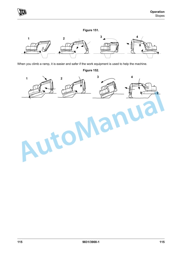JCB JCB370 Excavator Operator Manual 9831-3900 2 JCB JCB370 Excavator Operator Manual 9831-3900 - Image 2