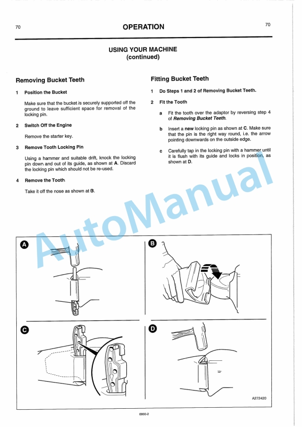 JCB JS 130W, JS 160W Wheeled Excavator Operator Handbook-2