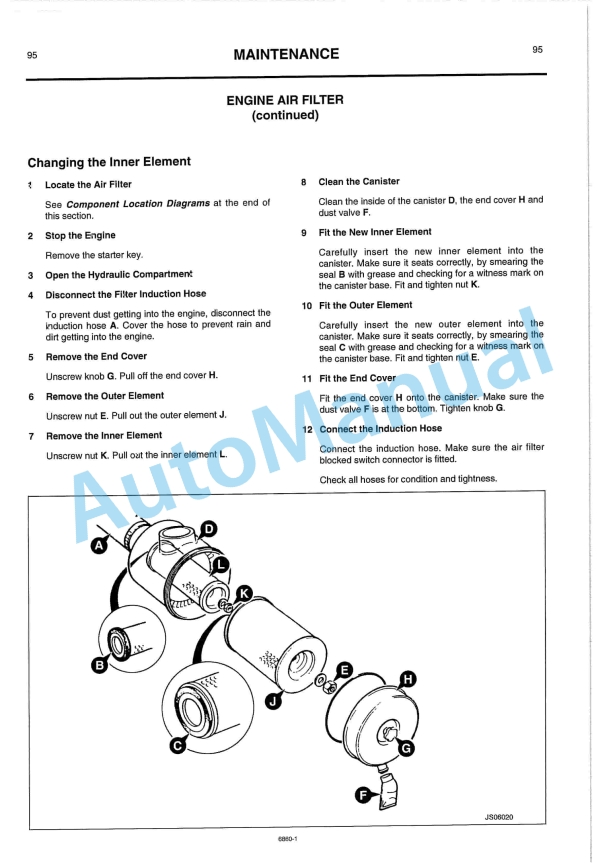 JCB JS 130W, JS 160W Wheeled Excavator Operator Handbook-3