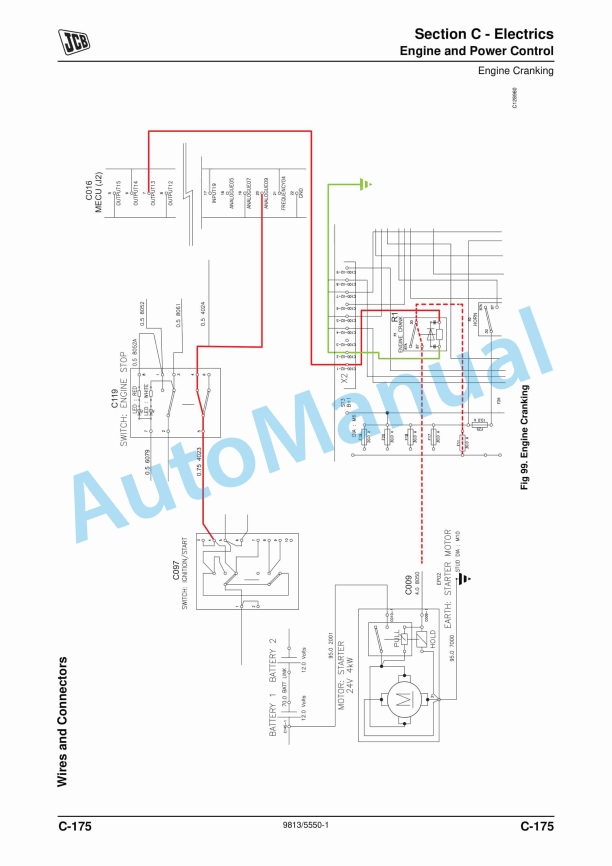 JCB JS 200 Series Tracked Excavators Service Manual 9813-5550 2 JCB JS 200 Series Tracked Excavators Service Manual 9813-5550 - Image 2