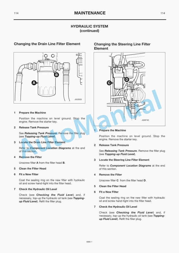 JCB JS130W, JS145W, JS160W, JS175W, JS200W Operator Manual 4 JCB JS130W, JS145W, JS160W, JS175W, JS200W Operator Manual - Image 4
