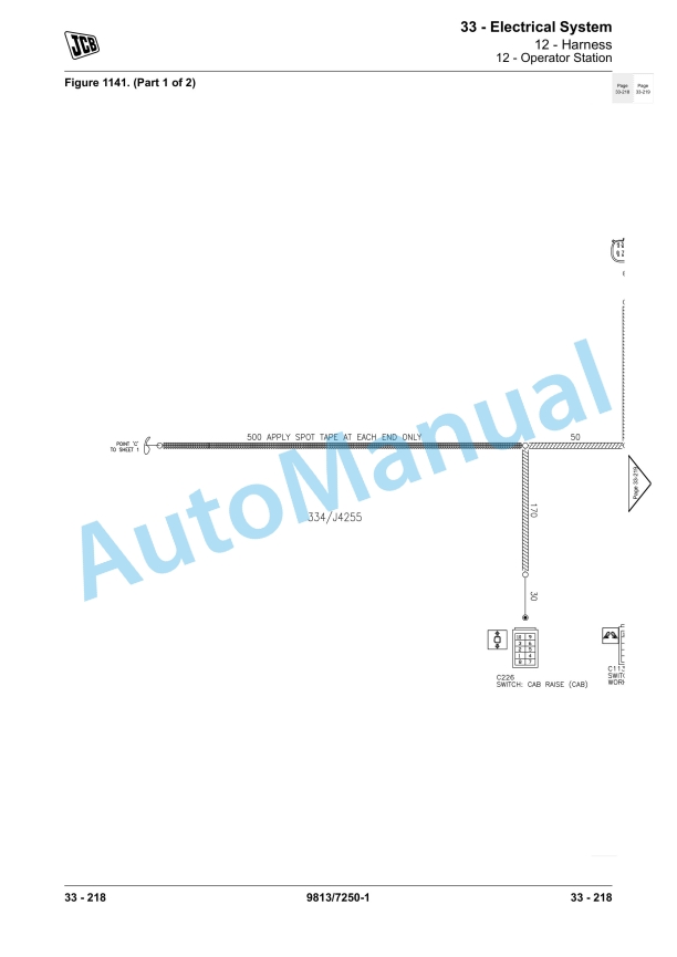 JCB JS200, JS210, JS220, JS235 Excavator Service Manual 9813-7250 4 JCB JS200, JS210, JS220, JS235 Excavator Service Manual 9813-7250 - Image 4