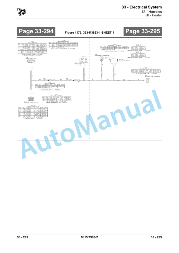 JCB JS200, JS210, JS220, JS235 Excavator Service Manual 9813-7300 5 JCB JS200, JS210, JS220, JS235 Excavator Service Manual 9813-7300 - Image 5