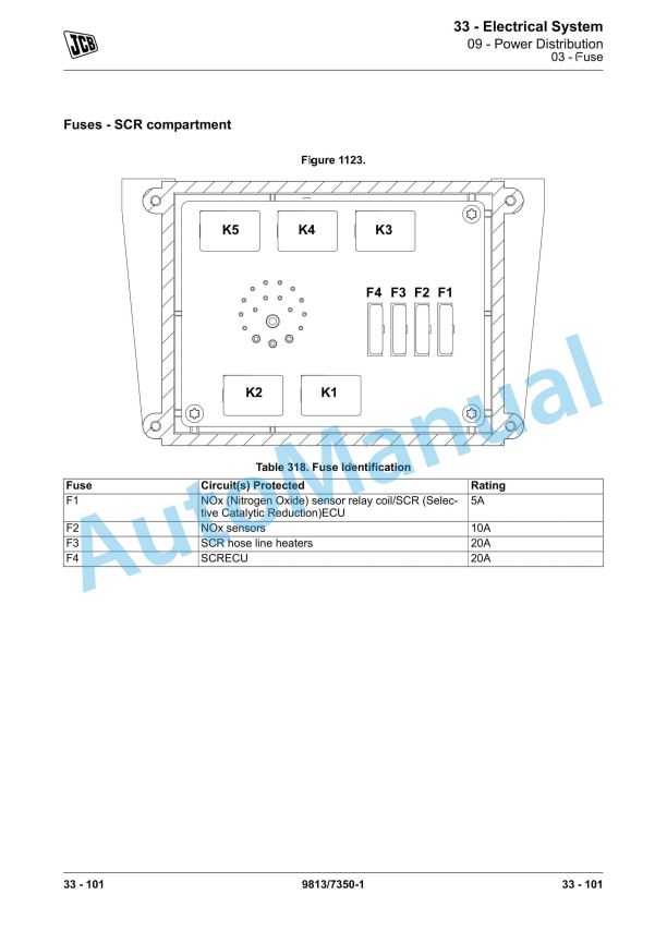 JCB JS200, JS210, JS220, JS235 Excavator Service Manual 9813-7350 4 JCB JS200, JS210, JS220, JS235 Excavator Service Manual 9813-7350 - Image 4