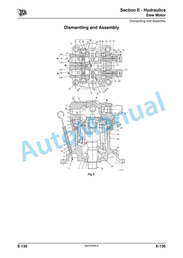 JCB JS200-JS260 - Tier III Auto Service Manual 9803-6580 3 JCB JS200-JS260 - Tier III Auto Service Manual 9803-6580 - Image 3
