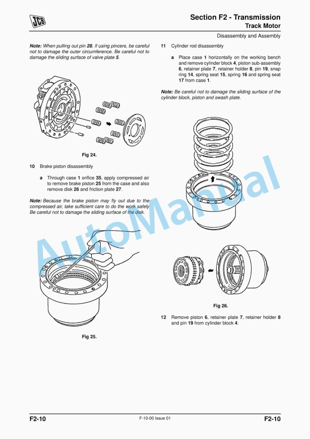 JCB JS300, JS330, JS360, JS370 - Tracked Excavators - Tier 2 JCB DieselMax Engine Service Manual 9813-2750 4 JCB JS300, JS330, JS360, JS370 - Tracked Excavators - Tier 2 JCB DieselMax Engine Service Manual 9813-2750 - Image 4