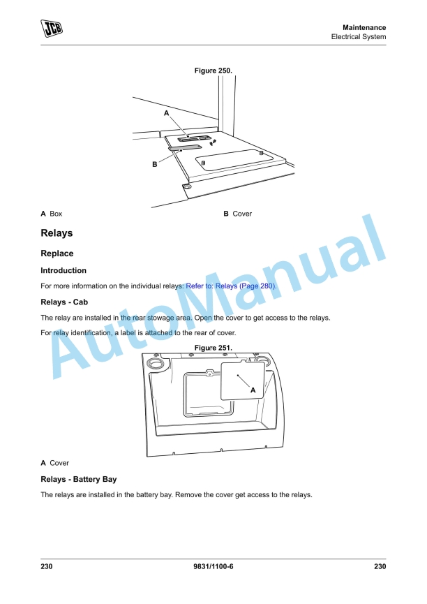 JCB JS300, JS330, JS370 Operator Manual 9831-1100 5 JCB JS300, JS330, JS370 Operator Manual 9831-1100 - Image 5
