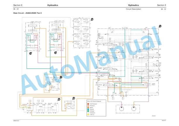 JCB JS330, JS450, JS460, JS500 Service Manual 9803-6420 3 JCB JS330, JS450, JS460, JS500 Service Manual 9803-6420 - Image 3