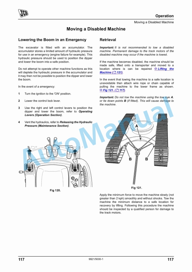 JCB JS370 - China Operator Manual 9821-5000 2 JCB JS370 - China Operator Manual 9821-5000 - Image 2