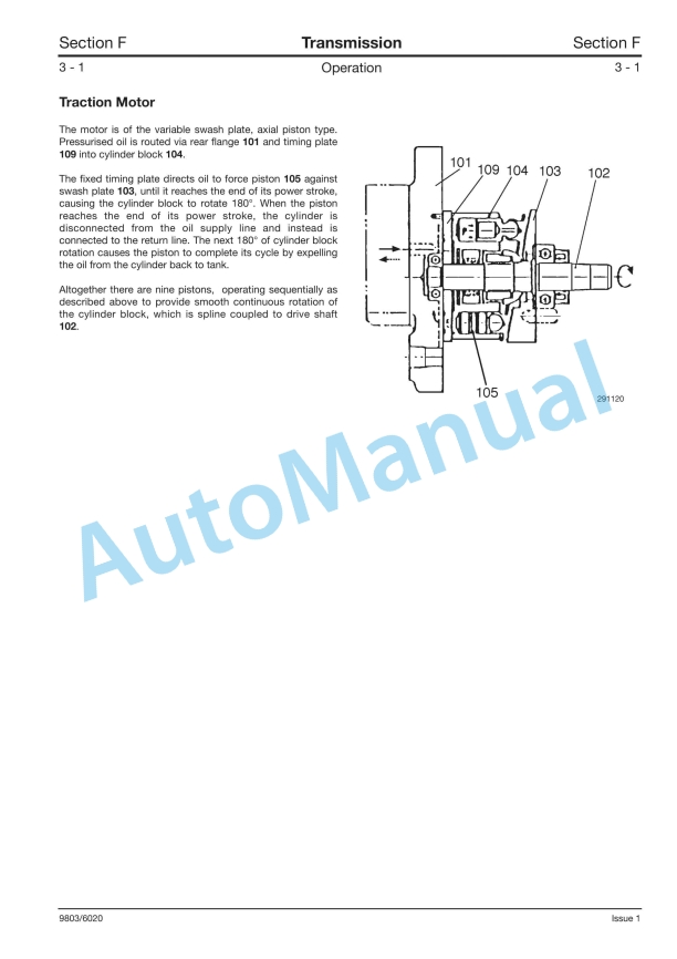 JCB JS70 Service Manual 9803-6020 4 JCB JS70 Service Manual 9803-6020 - Image 4