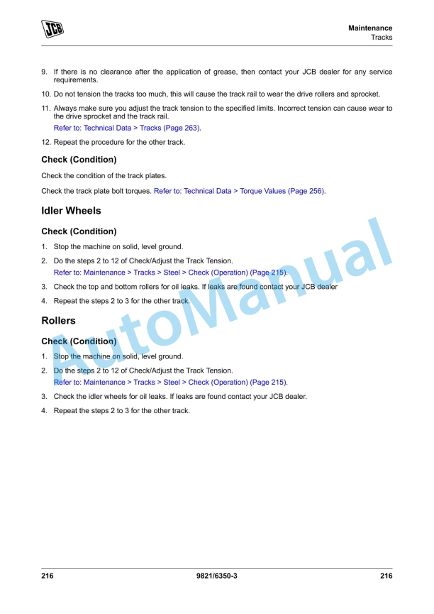 JCB JZ140 Operator Manual 9821-6350 5 JCB JZ140 Operator Manual 9821-6350 - Image 5