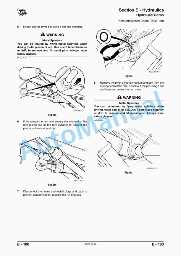 JCB JZ140 ZTS Service Manual 9803-6530 5 JCB JZ140 ZTS Service Manual 9803-6530 - Image 5