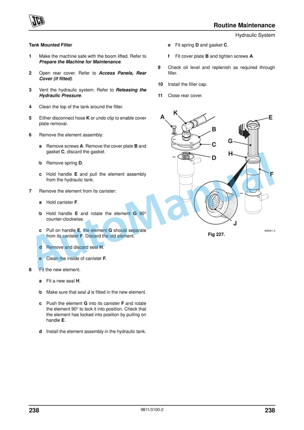 JCB Loadalls - Side Engine (SA, SB And SC Engine) Operator Manual 9811-3100 4 JCB Loadalls - Side Engine (SA, SB And SC Engine) Operator Manual 9811-3100 - Image 4