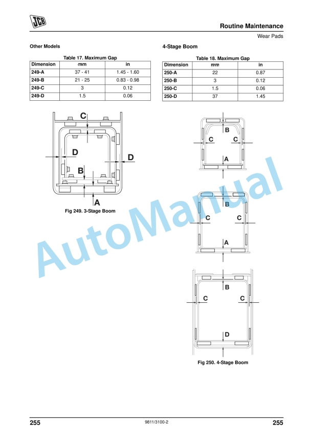 JCB Loadalls - Side Engine (SA, SB And SC Engine) Operator Manual 9811-3100 5 JCB Loadalls - Side Engine (SA, SB And SC Engine) Operator Manual 9811-3100 - Image 5