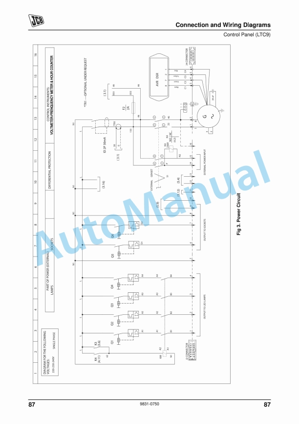 JCB LTC9, LTB9 Lighting Tower Operator Manual 9831-0750-1 5 JCB LTC9, LTB9 Lighting Tower Operator Manual 9831-0750-1 - Image 5