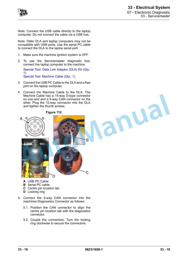 JCB PS760, PS764, PS766 Service Manual 9823-1600 4 JCB PS760, PS764, PS766 Service Manual 9823-1600 - Image 4