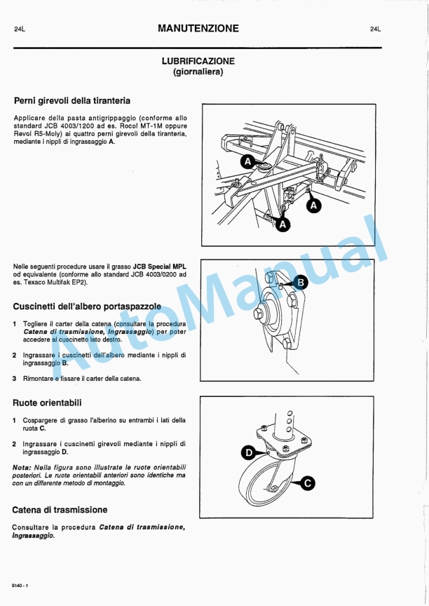 JCB Roadsweepers - Sweeper Collectors Owners Manual 9801-0140-5
