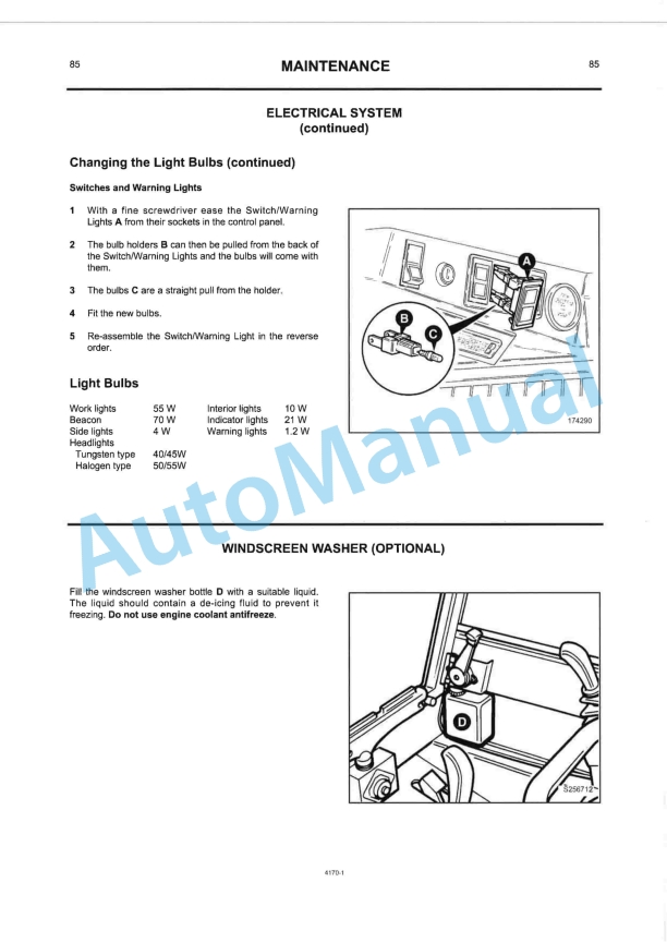 JCB Robot 150, 165, 165HF Series 3 Operator Handbook 9801-4170-4