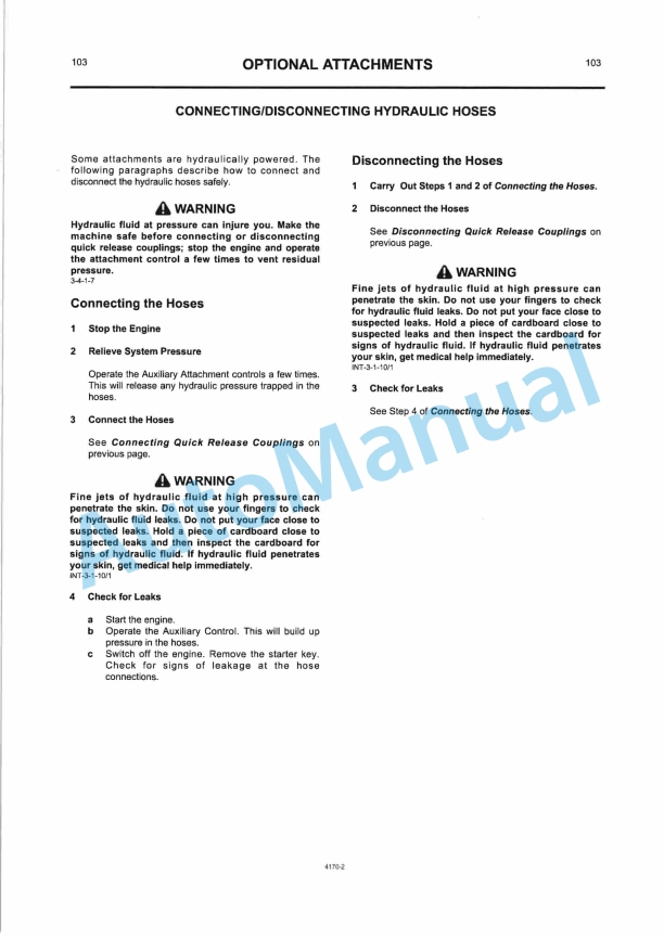 JCB Robot 150, 165, 165HF Series 3 Operator Handbook 9801-4170-5