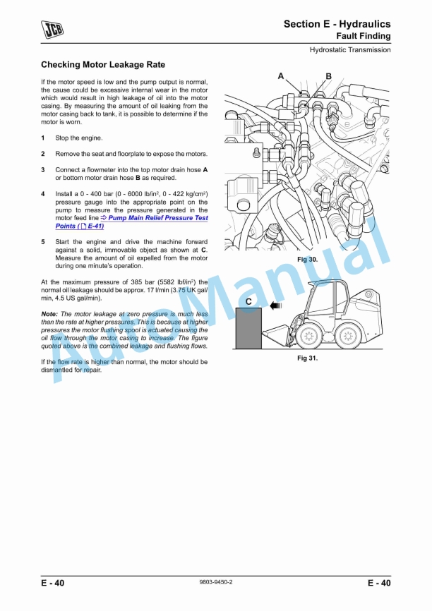 JCB Robot 160, 170, 180 Service Manual 9803-9450 3 JCB Robot 160, 170, 180 Service Manual 9803-9450 - Image 3