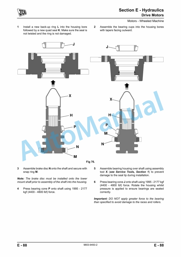 JCB Robot 160, 170, 180 Service Manual 9803-9450 5 JCB Robot 160, 170, 180 Service Manual 9803-9450 - Image 5