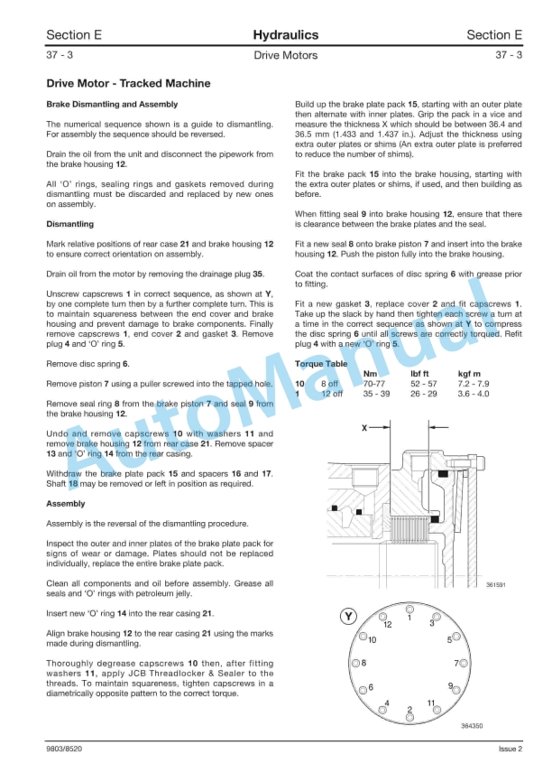 JCB Robot 160, 170, 180T Service Manual 9803-8520 4 JCB Robot 160, 170, 180T Service Manual 9803-8520 - Image 4