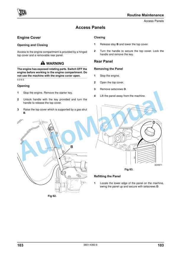 JCB Robot 190, 190HF, 190T, 190THF, 1110, 1110HF, 1110T, 1110THF Operator Manual 980-4360 3 JCB Robot 190, 190HF, 190T, 190THF, 1110, 1110HF, 1110T, 1110THF Operator Manual 980-4360 - Image 3