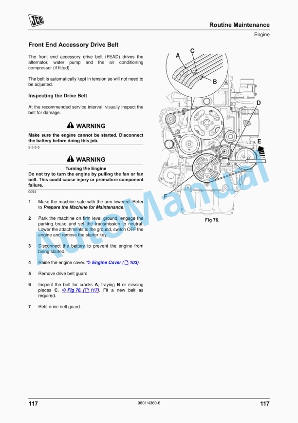 JCB Robot 190, 190HF, 190T, 190THF, 1110, 1110HF, 1110T, 1110THF Operator Manual 980-4360 4 JCB Robot 190, 190HF, 190T, 190THF, 1110, 1110HF, 1110T, 1110THF Operator Manual 980-4360 - Image 4