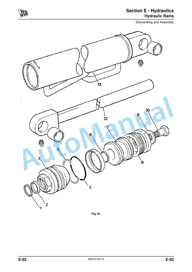 JCB Rough Terrain Fork Lift Service Manual 9803-5100 4 JCB Rough Terrain Fork Lift Service Manual 9803-5100 - Image 4