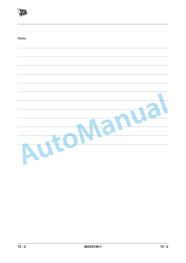 JCB SD55 Axle Service Manual 9823-0100 3 JCB SD55 Axle Service Manual 9823-0100 - Image 3