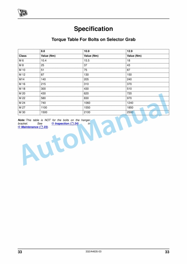 JCB Selector Grab Operator Manual 332-A4635-03 3 JCB Selector Grab Operator Manual 332-A4635-03 - Image 3