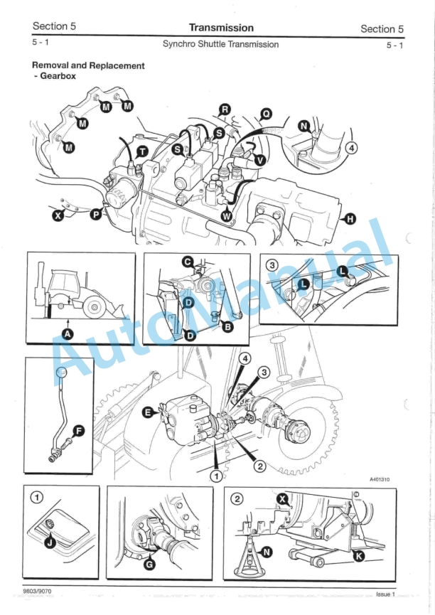 JCB SS700 Transmission Service Manual 9803-9070 2 JCB SS700 Transmission Service Manual 9803-9070 - Image 2