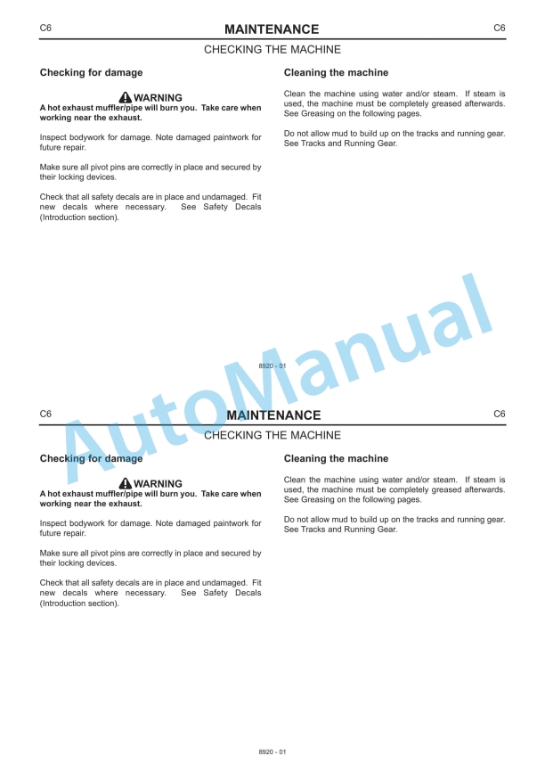 JCB TD7, TD10 Dumpster Operator Handbook-3