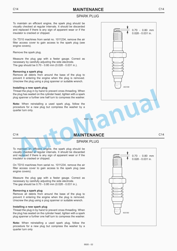JCB TD7, TD10 Dumpster Operator Handbook-4