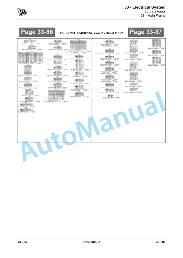 JCB TLT 25G, TLT 30G Teletruk Service Manual 9813-8800 4 JCB TLT 25G, TLT 30G Teletruk Service Manual 9813-8800 - Image 4