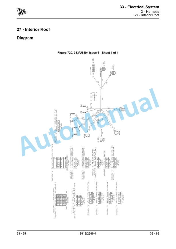 JCB TLT 30D High Lift, TLT 35D, TLT 35D 4x4 Teletruk Service Manual 9813-2500 5 JCB TLT 30D High Lift, TLT 35D, TLT 35D 4x4 Teletruk Service Manual 9813-2500 - Image 5