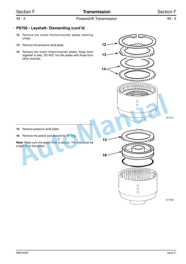 JCB TM200, TM270, TM300 Service Manual 9803-4225 5 JCB TM200, TM270, TM300 Service Manual 9803-4225 - Image 5