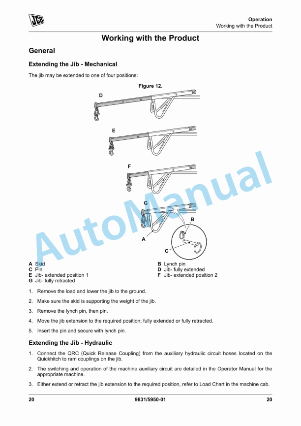 JCB Trussmaster Operator Manual 9831-5950 5 JCB Trussmaster Operator Manual 9831-5950 - Image 5