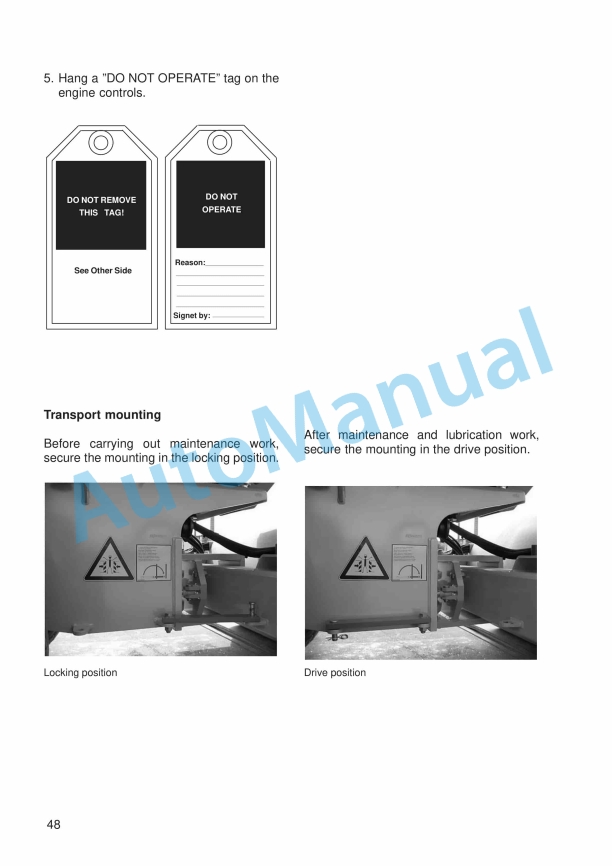 Alternative view of JCB VM 75 D, VM 75 PD Vibratory Single Drum Roller Instruction Manual 07222-28435A