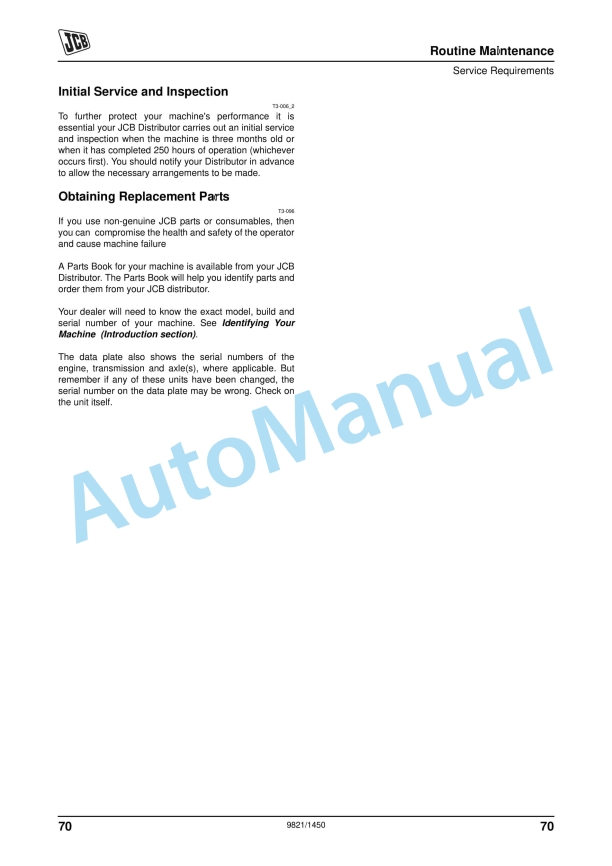 JCB VM115 Tier 2 Vibromax Operator Manual 9821-1450 2 JCB VM115 Tier 2 Vibromax Operator Manual 9821-1450 - Image 2