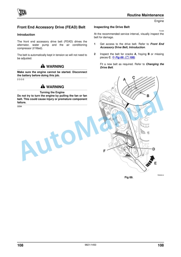 JCB VM115 Tier 2 Vibromax Operator Manual 9821-1450 4 JCB VM115 Tier 2 Vibromax Operator Manual 9821-1450 - Image 4
