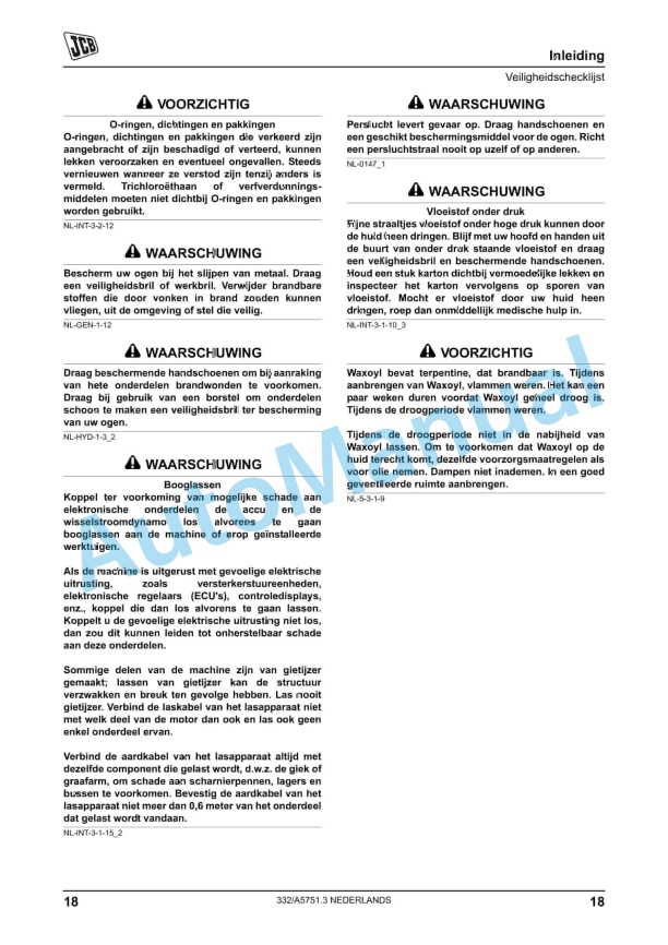 JCB VMF 70, VMF 90 Vibrating Plate Operator Manual 332-A5751 5 JCB VMF 70, VMF 90 Vibrating Plate Operator Manual 332-A5751 - Image 5