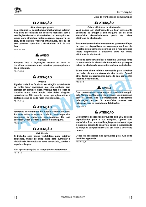 JCB VMR 60, VMR 75 Impact Rammer Operator Manual 332-A5755 3 JCB VMR 60, VMR 75 Impact Rammer Operator Manual 332-A5755 - Image 3