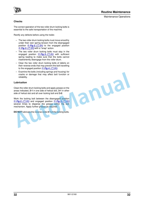 JCB VMS 71 Trailer Operator Manual 9811-2160 5 JCB VMS 71 Trailer Operator Manual 9811-2160 - Image 5