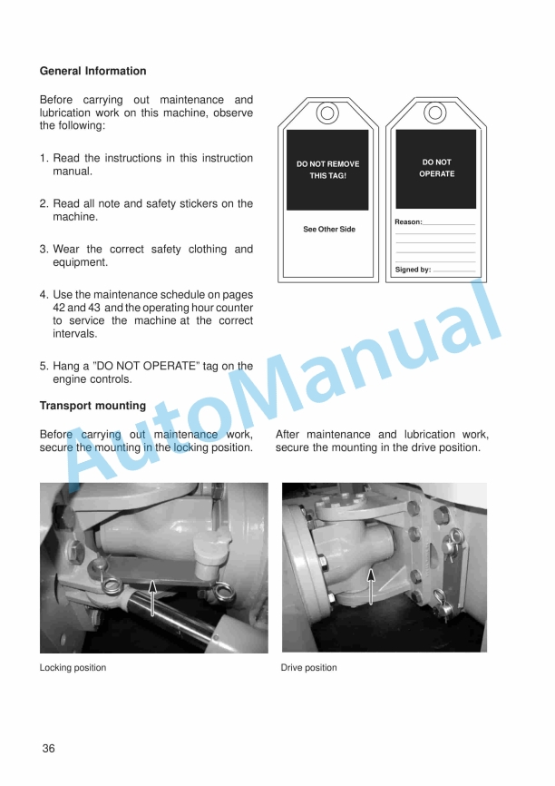 Alternative view of JCB VMT 260 Vibratory Tandem Roller Instruction Manual 07170-98035