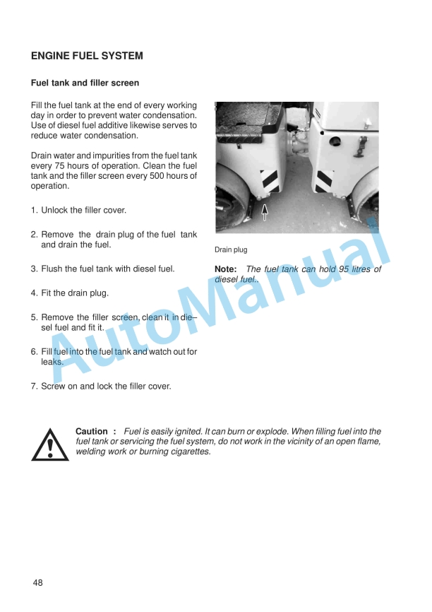 JCB VMT 260 Vibratory Tandem Roller Instruction Manual 07170-98035 3 JCB VMT 260 Vibratory Tandem Roller Instruction Manual 07170-98035 - Image 3