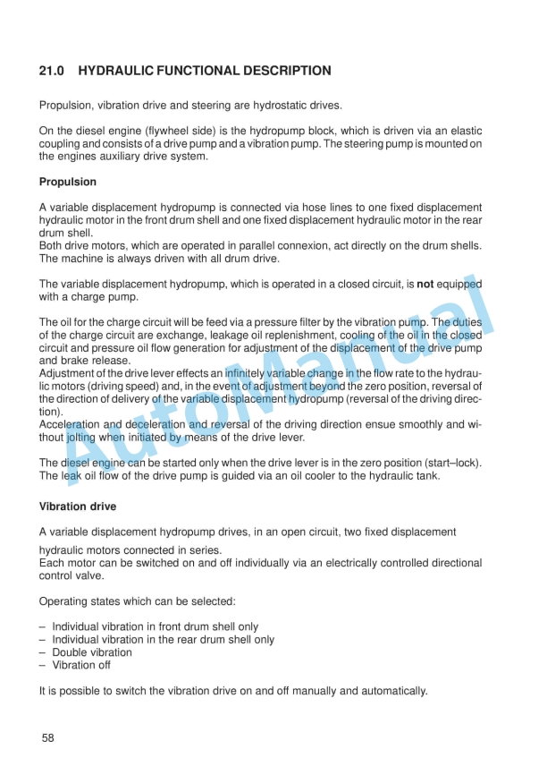 JCB VMT 260 Vibratory Tandem Roller Instruction Manual 07170-98035 5 JCB VMT 260 Vibratory Tandem Roller Instruction Manual 07170-98035 - Image 5