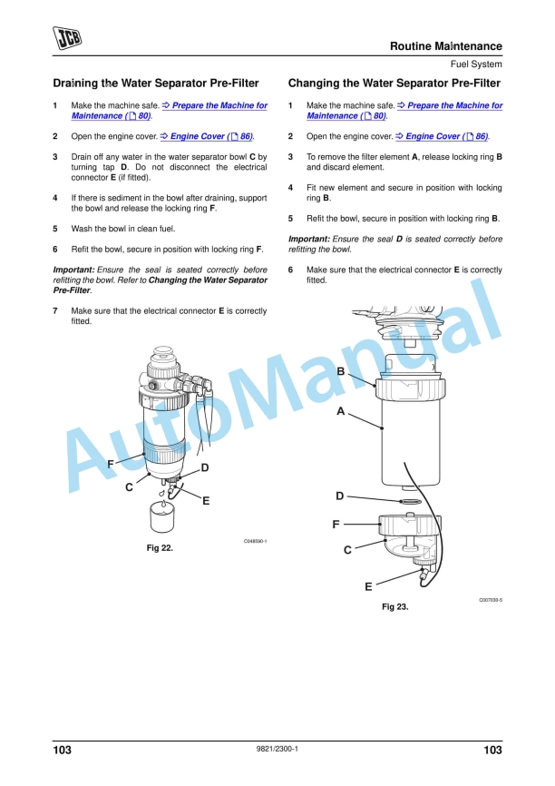 JCB VMT380, VMT430 Operator Manual 9821-2300 5 JCB VMT380, VMT430 Operator Manual 9821-2300 - Image 5
