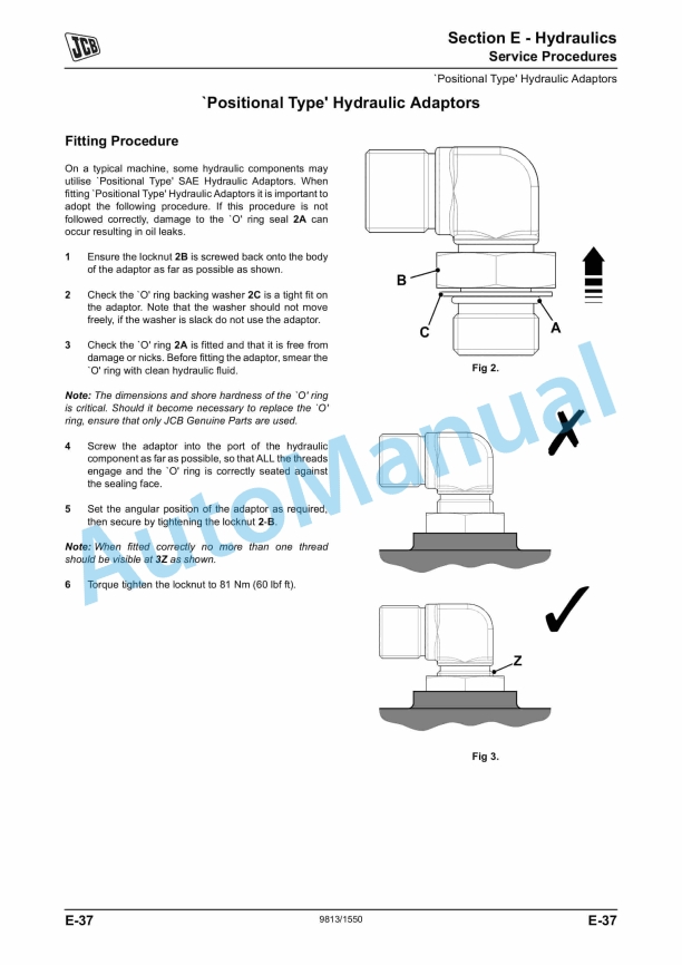 JCB VMT380, VMT430 Service Manual 9813-1550 4 JCB VMT380, VMT430 Service Manual 9813-1550 - Image 4