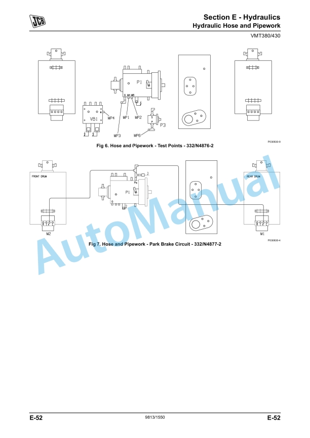 JCB VMT380, VMT430 Service Manual 9813-1550 5 JCB VMT380, VMT430 Service Manual 9813-1550 - Image 5